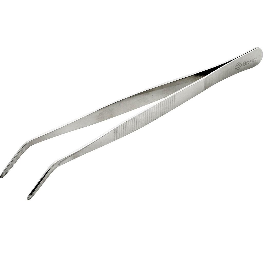 [57515] Pinza de precisión con punta curva 8&quot; - Browne