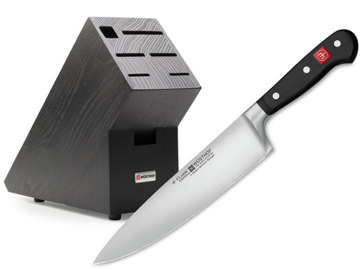 [1090170503] Kit de Bloque + Cuchillo de Chef 20 cm - Classic - Wusthof