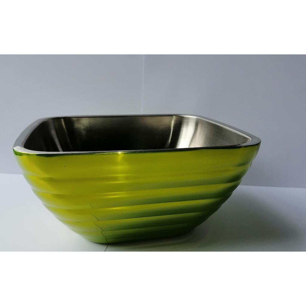 [47632-30] Tazón cuadrado color lima limón - Vollrath