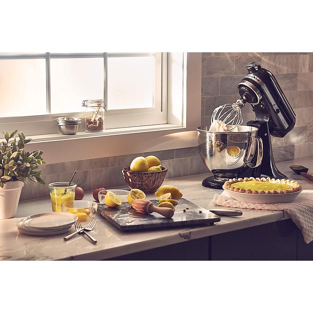 [KSM150PSOB] Batidora de 5 qt - Incluye 3 accesorios - Color negro  - KitchenAid