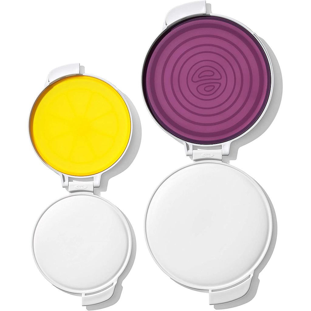 [11288900] Set para guardar vegetales en silicona Cut &amp; Keep - Oxo