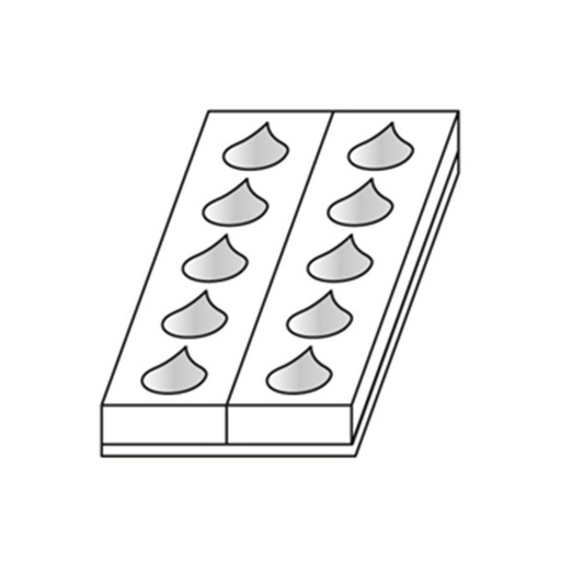 [MONOPA008-O] Molde monoporcion lágrima (Outlet) - Martellato