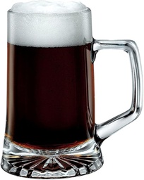 [133640M76021990] Vaso de cerveza Stern 400 17 oz | 504 ml - Alt 19,4cm Dim 8,65 cm Tipo de Vidrio Vidrio convencional - Bormioli Rocco