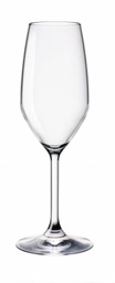 [196141CAC021990] Copa Restaurant flauta 8 oz | 240 ml - Alt 21,5cm Dim 7,5 cm Tipo de Vidrio Star Glass - Bormioli Rocco