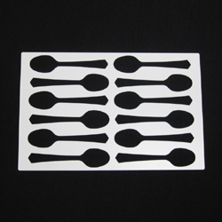 [PM SPOON-O] Plantilla forma cuchara 12 orificios (Outlet) - Martellato