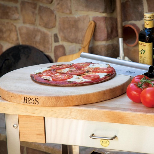 [R18] Tabla reversible de corte, circular de 18" de diámetro x 1.5" de espesor - John Boos